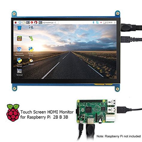 Elecrow 7 Inch Capacitive Touchscreen Hdmi Monitor 1024x600 Tft Lcd