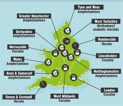 Most Popular Drugs In Cornwall Revealed In Uk Map Of Illegal Substances