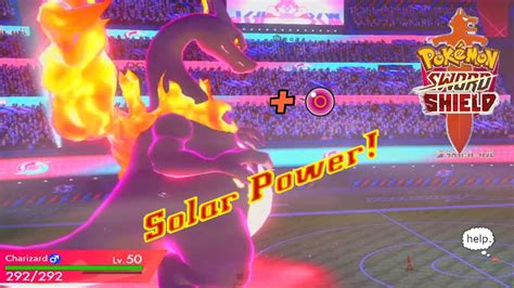 Solar Power G Max Charizard Pokemon Sword And Shield Wi Fi Battles