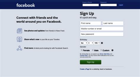 Facebook Log In Or Sign Up Facebook