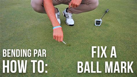 How To Fix A Ball Mark Youtube