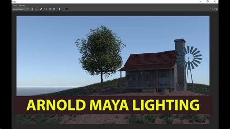 Arnold Maya Lighting Tutorial Exterior Physical Sky Ocean Part 01