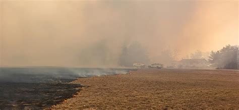 Dnr Wildfire Near Necedah Contained Crews Still On Scene