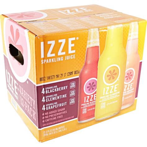 Izze Variety Pack Sparkling Juice 144 Fl Oz From Costco Instacart