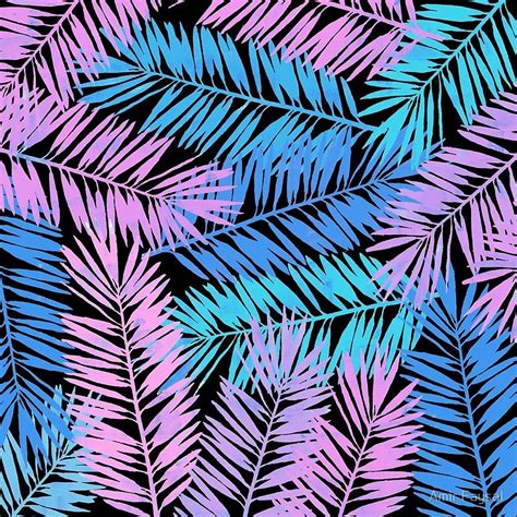 Tropical Palm Leaves Iv By Amir Faysal Fondos De Colores Diseños De