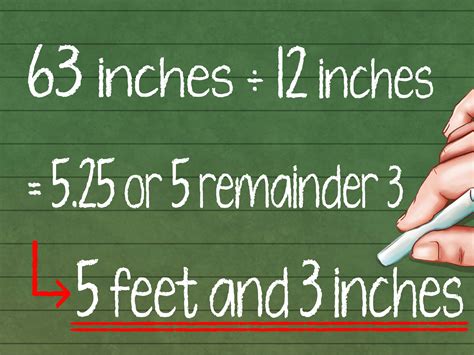 How To Convert Feet To Inches 8 Steps With Pictures Wikihow