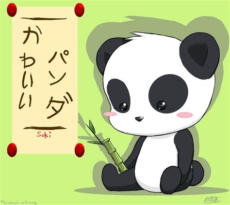 Kawaii Panda By Ifreakenlovedrawing On Deviantart Cute Cartoon