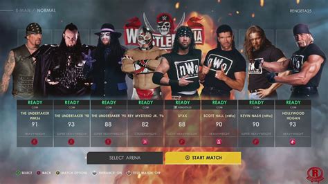 Wwe 2k22 All Characters And Arenas Dlc Nwo 4 Life Edition Youtube