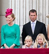 Peter Phillips and Autumn Phillips with their children Savannah ...