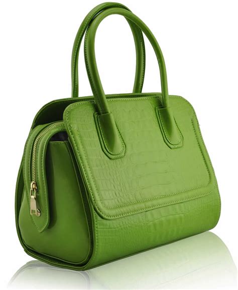 Wholesale Green Mock Tote Bag