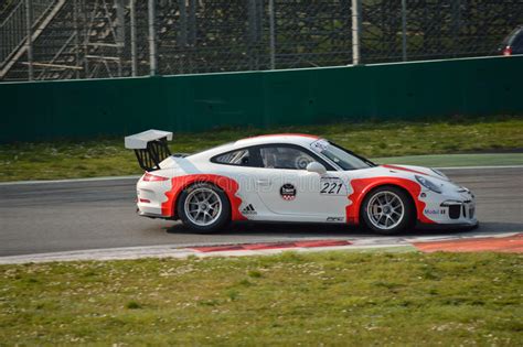 Porsche 911 Gt3 Cup At Monza Editorial Stock Image Image Of Autodrome