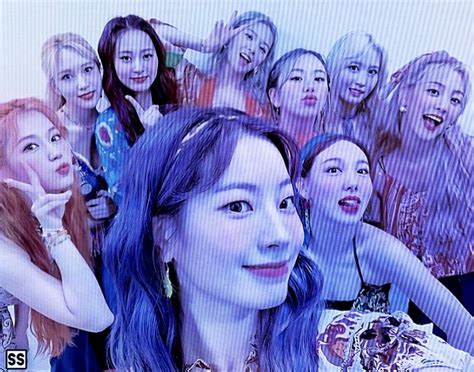 Twice Cybercore Aesthetic Kpop Girl Groups Twice Blue Aesthetic