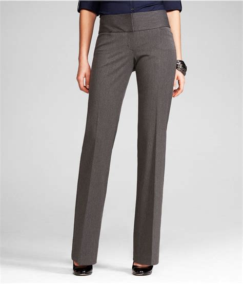 Studio Stretch Wide Waistband Flare Editor Pant From Express Business