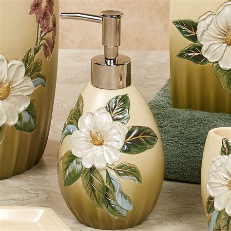 Sweet Magnolia Floral Bath Accessories Floral Bath Sweet Magnolia