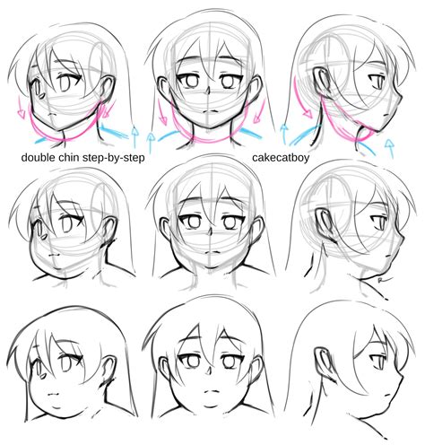 How To Draw Double Chin Guide By Catbabemech On DeviantArt Face