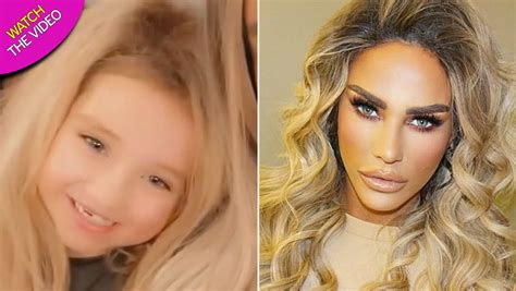 Katie Prices Daughter Bunny Dons Long Blonde Wig To Look Like Mummy Aged 6 Mirror Online