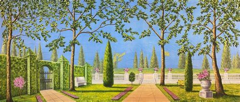 Garden Backdrop For Rent By Charles H Stewart