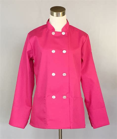 Made In Chicago Traditional Chef Coat For Women A Line With 2 Hip