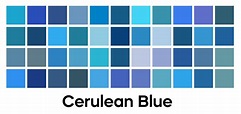 cor azul moderna, conjunto de paleta de vetor. coleção de modelos de ...