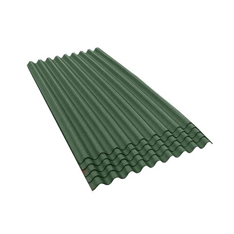 Suntuf 26 In X 6 Ft Hunter Green Polycarbonate Roof