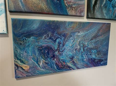 Abstract Fluid Flow Painting By Darlene Dennis Abstract Painting