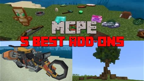 Top 5 Best Add Ons For Mcpe Youtube