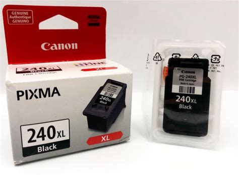 Canon Pixma 240xl Black Ink Cartridge Genuine Oem Exp 2021 A111 For