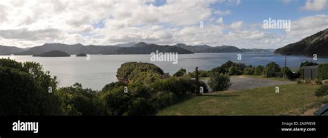 Around New Zealand Queen Charlotte Sound Stock Photo Alamy