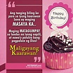 Happy Birthday Quotes Tagalog Happy Birthday Quotes and Heartfelt ...