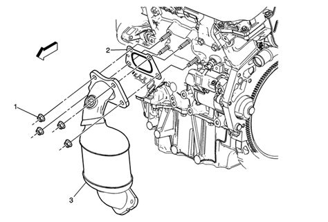 chevrolet equinox service manual catalytic converter replacement left side lfx emissions