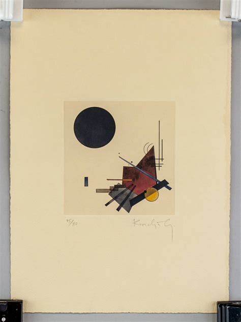 Wassily Kandinsky Russian Signed Litho 1580 For Auction At On Apr 25