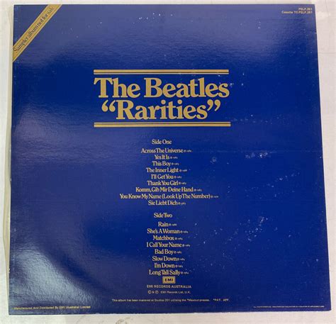 The Beatles Rarities Vintage Vinyl Record In Vgc 3042 Ebay