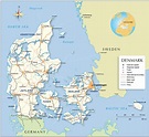 Political Map of Denmark - Nations Online Project