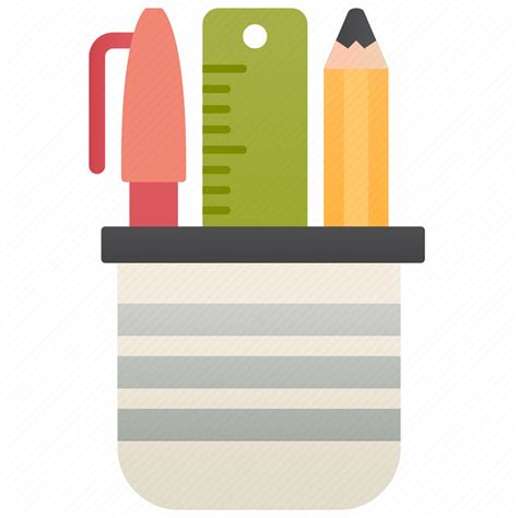 Desk, office, pencil, stand, supplies icon - Download on Iconfinder png image