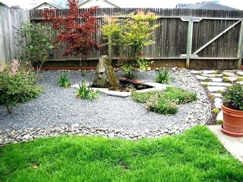 Pretty Rock Garden Ideas On A Budget Pinterest Large Backyard