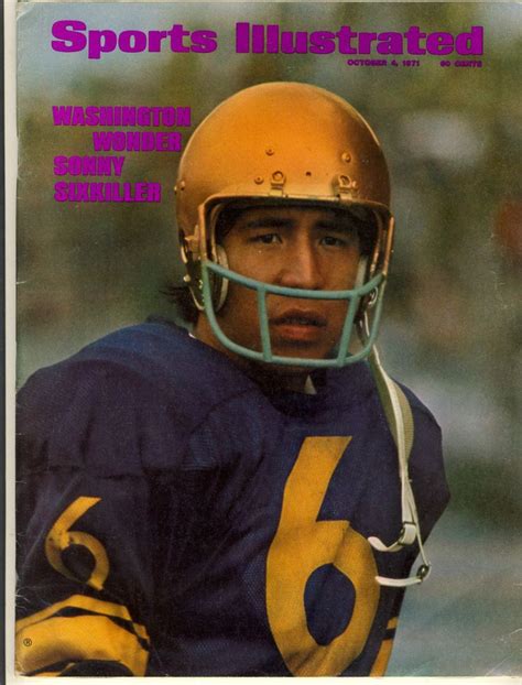 Sports Illustrated Oct 4 1971 Sonny Sixkiller Washington Huskies