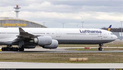 D Aihd Lufthansa Airbus A340 600 At Frankfurt Photo Id 1180246