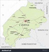 Map Lviv Oblast Major Cities Roads Stock Vector (Royalty Free ...