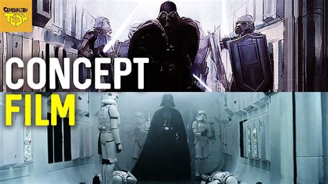 Star Wars Concept Art Vs Film A New Hope Youtube