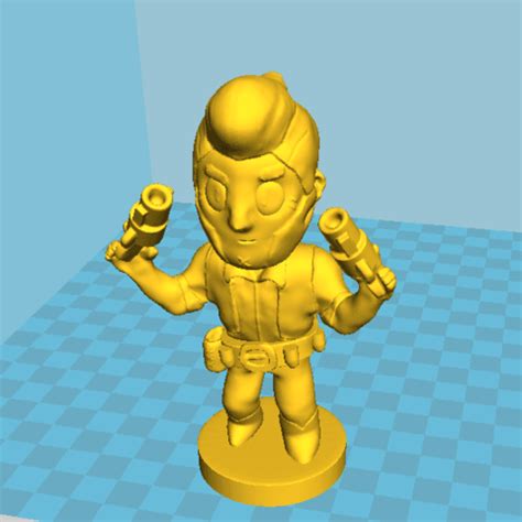 The character above is rico. Download 3D printer templates Colt Brawl Stars ・ Cults