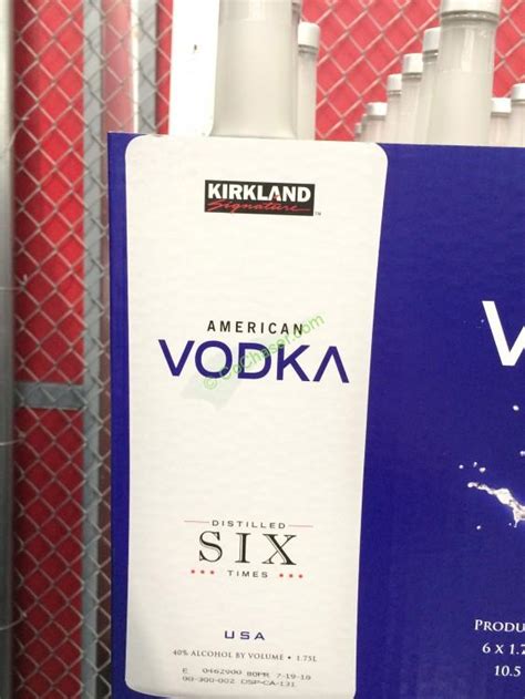 Kirkland Signature Premium Domestic Vodka 1 75 Liter CostcoChaser