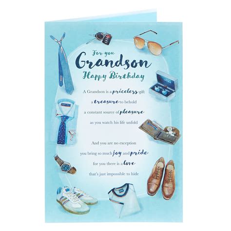 free printable birthday cards for grandson freeprintabletmcom 15 happy birthday grandson ideas
