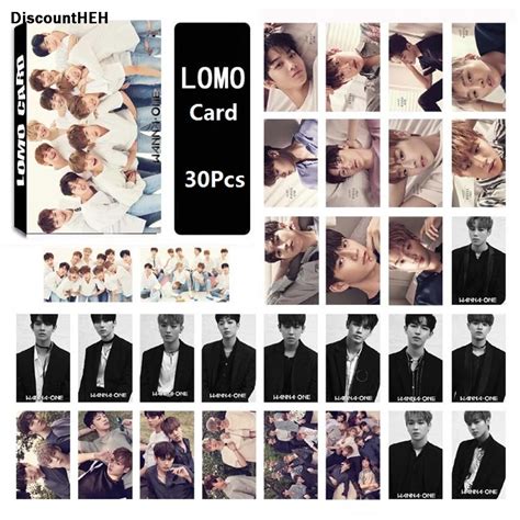 Wanna One Album Lomo Cards Kpop New Fashion Self Made Paper Photo Card