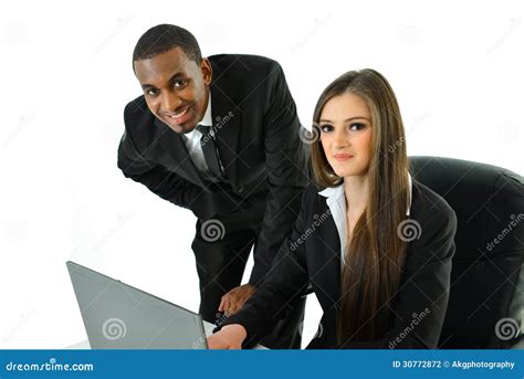 Co Workers Stock Photo Image Of Authority Team Typing 30772872