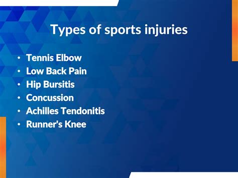 Ppt Sports Injury Ppt Powerpoint Presentation Free Download Id