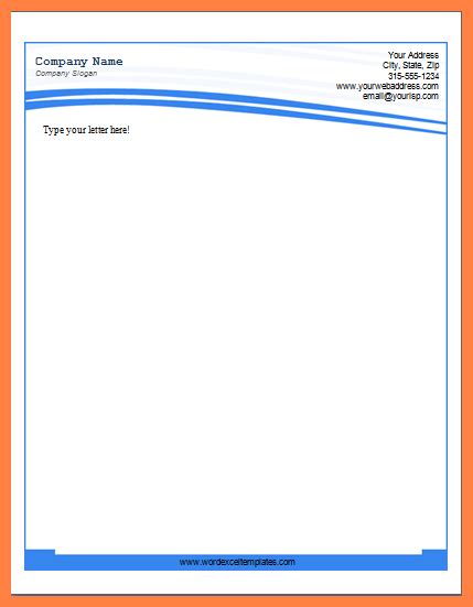 Adding a letterhead to your business letters is one way to paint a positive image for your company for every time you communicate on print. 6+ microsoft word letterhead templates | Company Letterhead