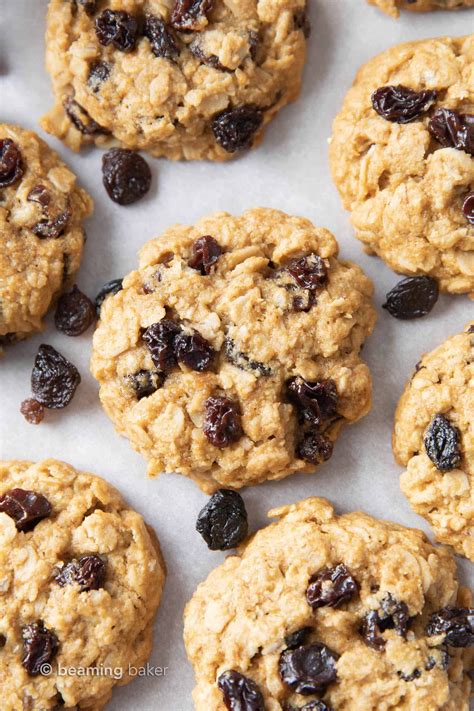 Easy to make and kids of all ages love these! Easy Gluten Free Vegan Oatmeal Raisin Cookies (Vegan, Refined Sugar Free) - Beaming Baker in ...