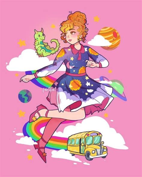Mrs Frizzle Character Art Character Design Magic School Bus Inprnt Poster Prints Art