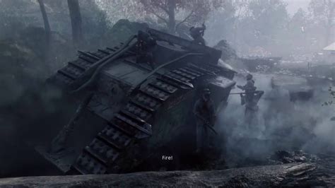 Battlefield 1 Through Mud And Blood Artillery Barrage Scene Youtube