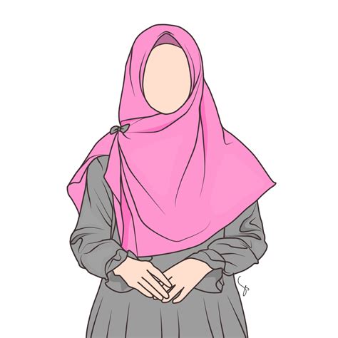 Kartun Muslimah Kartun Gambar Pengantin Animasi
